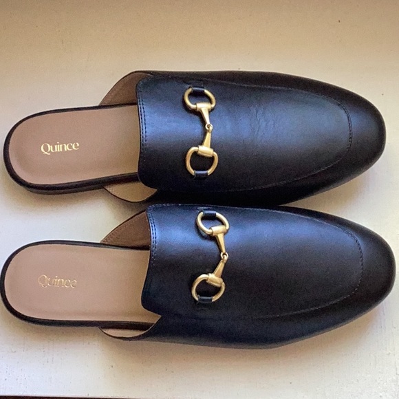 Quince Black Loafer Mule - Picture 2 of 4